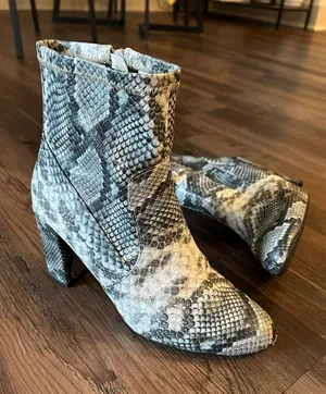 Snake Print Boots thumbnail 5
