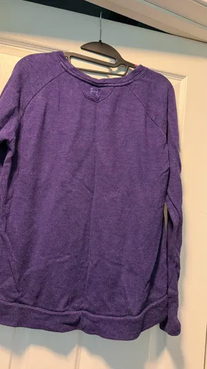 Under Armour Purple Crewneck Sweatshirt Small thumbnail 5