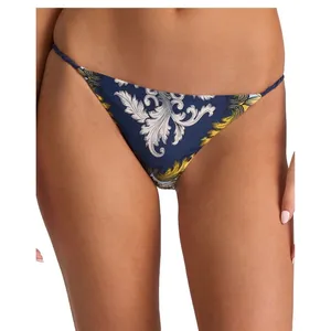 Alice and Olivia x PQ Swim Antique Scroll Rope Side Bikini Bottom S thumbnail 4
