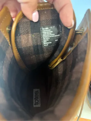 Classic totes Duck rain Boots in Brown and Navy size 9 thumbnail 8