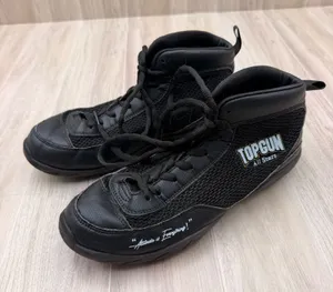 No Limit V-RO Cheer Shoes Womens 8 Black Good Top Gun All Stars Mesh High Top thumbnail 1