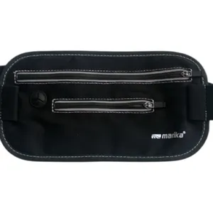 Marika Slim Waist Pack Black Running Belt Pouch Fanny Pack Adjustable Reflective thumbnail 2