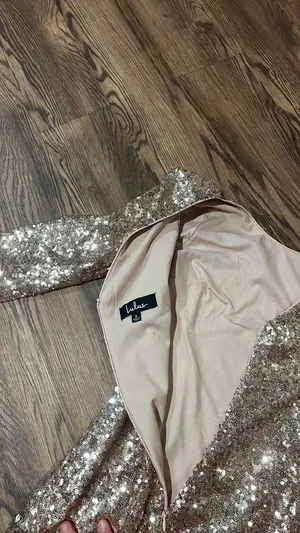 Lulus Dress Sequin Mini Rose Gold Small thumbnail 7