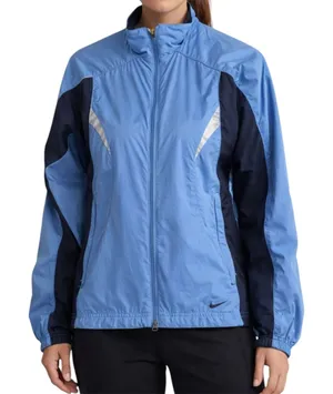 Vintage Nike Track Jacket Full Zip Windbreaker Y2K 90s Gray Tag Mesh Blue Small thumbnail 1
