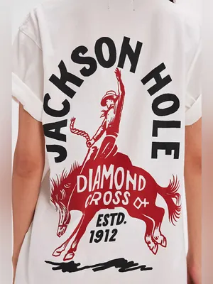 Free People x Diamond Cross Ranch | Maverick Diamond Cross Ranch Tee thumbnail 3