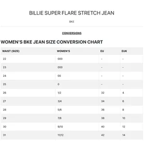 BKE Billie Slim Fit High Rise Super Flare Jeans Size 24 thumbnail 9