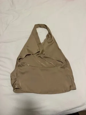 Zara Gold Wrap Halter Tank thumbnail 2