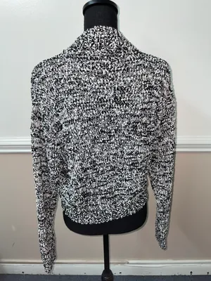 Popcorn Sweater- Black and White thumbnail 2