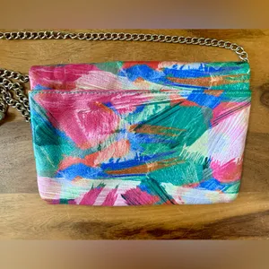 HOBO Multi Colored Crossbody Handbag With Removable Chain Strap thumbnail 8