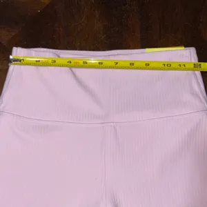 Ultra High-Rise Ribbed Leggings - Light Pink thumbnail 9