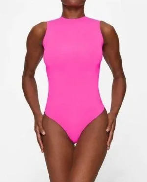 SKIMS Barbiecore hot pink bodysuit size s/m, NWT thumbnail 1