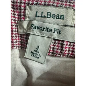 L.L.Bean Favorite Fit Houndstooth Pencil Skirt Women's Size 4 Career Casual‎ thumbnail 5