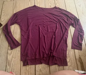 Nike Dri-Fit maroon long sleeve shirt XXL thumbnail 1