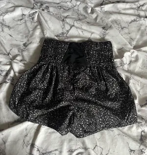 Free People FP Movement The Way Home Run Shorts Black & White Leopard Print thumbnail 10