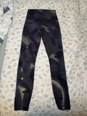 Lululemon Dark Color Patterned Active Leggings thumbnail 2
