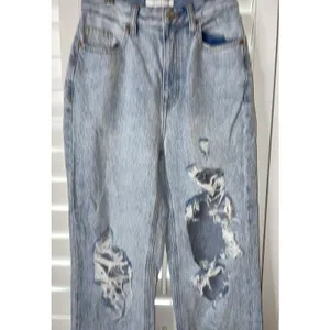 PacSun Women 25 90's Boyfriend Jeans Light Wash Thrashed Ripped High Rise Grunge thumbnail 8