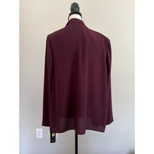 Rimini burgundy open front blazer NWT size 10 Size M thumbnail 4