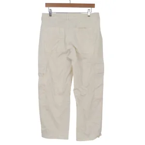 Universal Thread Womens Cream High Rise Wide Leg Cargo Pants Size 12 Off White thumbnail 4