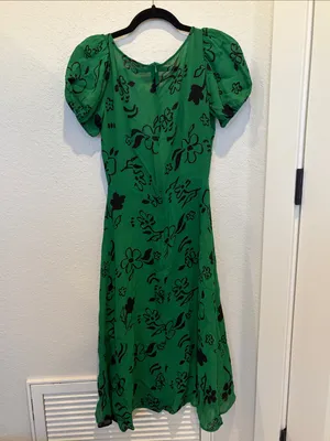 Reformation Kacey Dress in Carrie Print Size 4 thumbnail 8