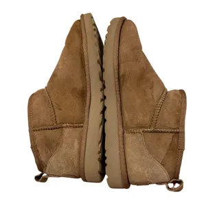 UGG Classic Ultra Mini Chestnut Suede Sheepskin Winter Ankle Boots Womens Size 9 thumbnail 3
