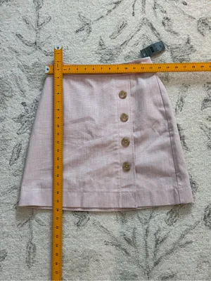 Ann Taylor Petite Pink Textured Button Front Mini Skirt – Size 0P – NWT thumbnail 9