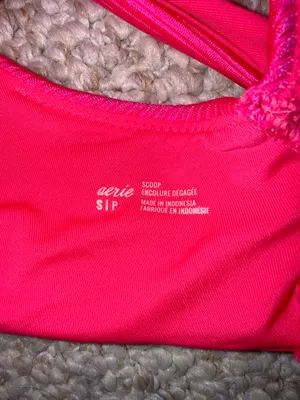 Aerie Scoop Bikini Top Wide pink thumbnail 3
