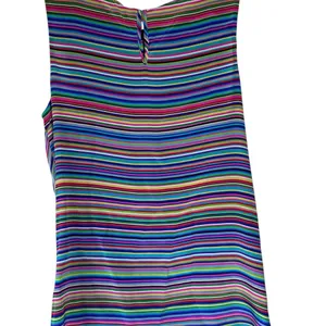 Amanda Uprichard Striped Silk‎ Made in USA Sleveless Blouse Colorful Size P/XS thumbnail 2