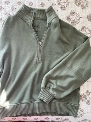 Aerie Quarter-Zip Pullover thumbnail 2