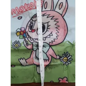 Labubu Chic Kawaii Retro Eco Friendly Trendy Packable Sturdy Reusable Nylon Bag thumbnail 4