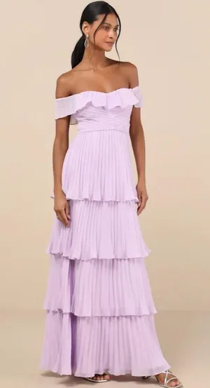 Off The Shoulder Maxi Dress thumbnail 1