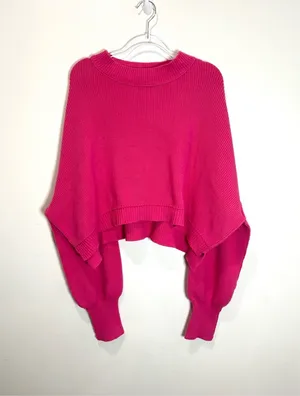 Free People Easy Street Pullover Cropped Sweater thumbnail 6