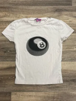 Edikted Magic 8 Ball T-Shirt Women’s XS thumbnail 2