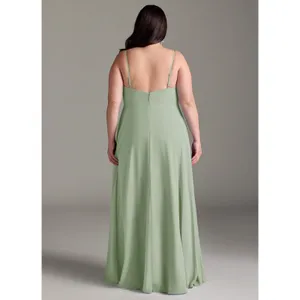 Azazie Akita A-Line Chiffon Dress Size 10 thumbnail 3