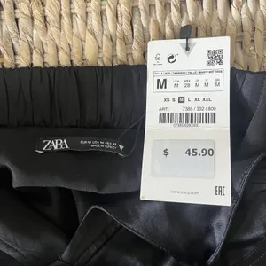 ZARA Women's Black Halter Tie Neck Mini Dress Medium LBD NEW‎ SHORT POLYESTER thumbnail 6