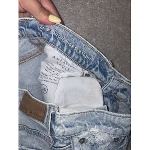 american eagle super high rise straight 10 long thumbnail 4