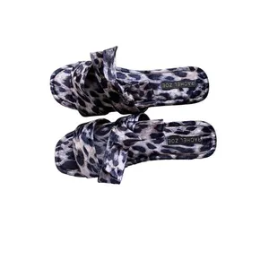 Rachel Zoe Women's Animal Print Slipper Sandal With‎ a bow Sz 10 thumbnail 4