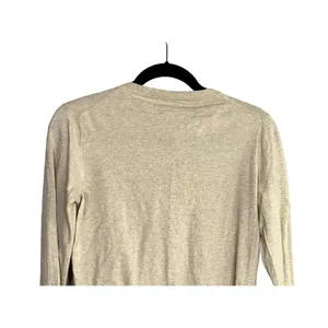 J.Crew Cotton Button Down Long Sleeve Crew Neck Sweater Cardigan S Cream #2304 thumbnail 5