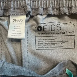 Figs Yola Elastic Waistband Skinny Scrub Pants XXS thumbnail 5