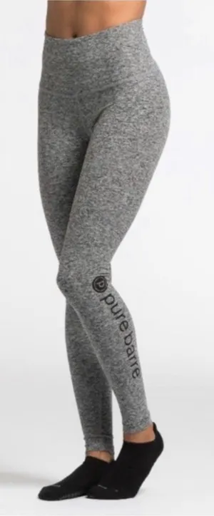 BEYOND YOGA x Pure Barre Space Dye Gray Leggings thumbnail 1