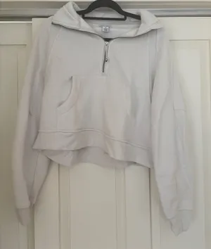 Cropped Scuba Sweatshirt Gray Size XL thumbnail 1