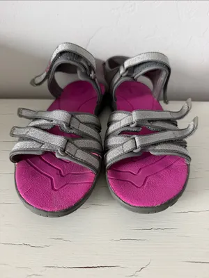 Teva Tirra Sandals Women's 5 Gray Pink Sport Hiking Water Strappy Outdoor Shoes thumbnail 2
