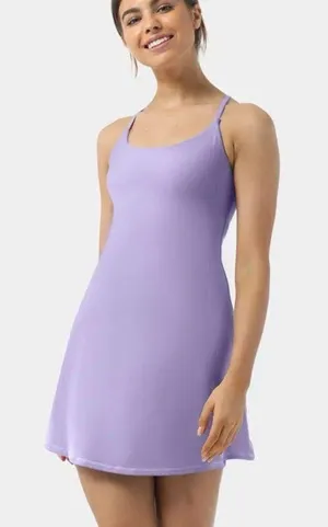 HALARA Everyday Cloudful Fabric Backless 2-in-1 Workout Dres thumbnail 3