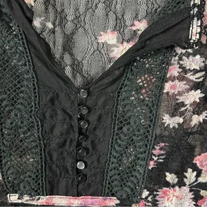 Denim & Supply Ralph Lauren Ethereal Dainty Cottage Floral Lace Y2K Medium thumbnail 8
