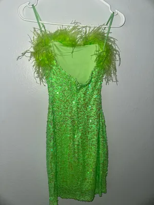 Windsor Green Mini Dress sequin  thumbnail 2