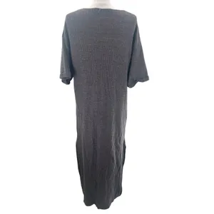 Natural‎ Life waffle knit floral maxi T-shirt dress sz S thumbnail 3