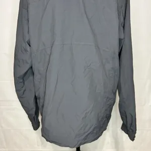 LL Bean Jacket Womens Medium Gray Hooded Jacket Windbreaker Nylon Vintage thumbnail 9