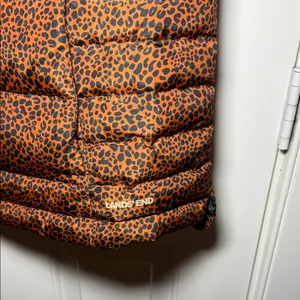 Lands'‎ End Leopard Print Puffer Vest thumbnail 2