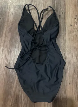Strappy One Piece Black thumbnail 2