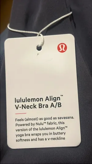 Lululemon Align V Neck Bra A/B thumbnail 4