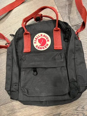 Fjällräven Kanken Mini Backpack Black/Ox Red thumbnail 1